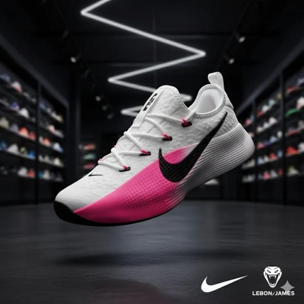 NIK.E LEBRON TR 1 WHITE PINK
