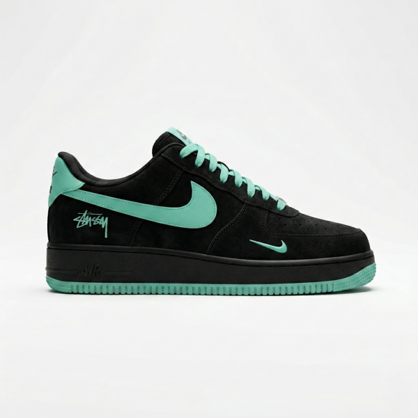NIK.E AIRFORCE 1 LOW STUSSY TIFFANY BLUE