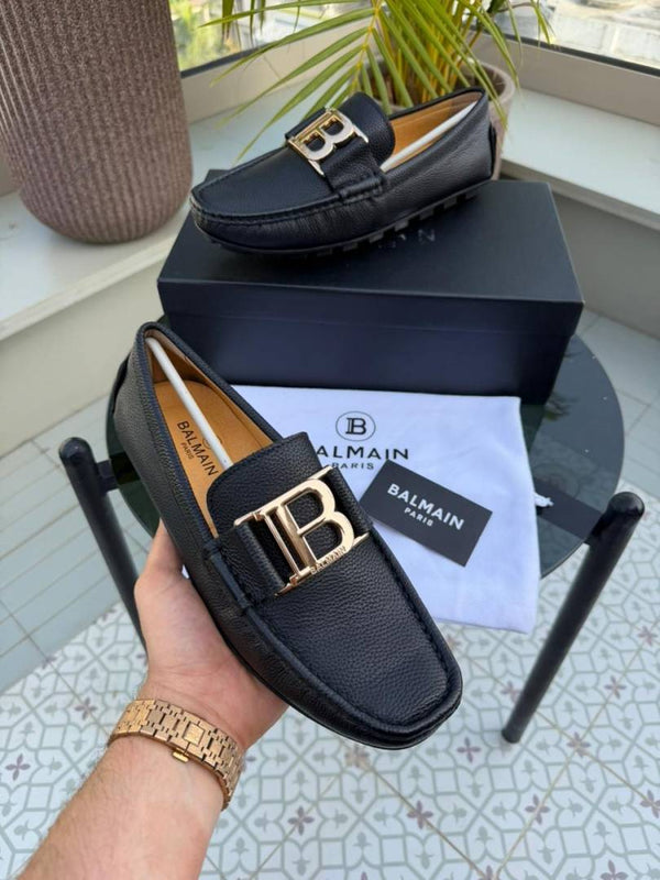 Ballmain Premium Loafers Surplus Calf Leather Quality With All Accessories HX010