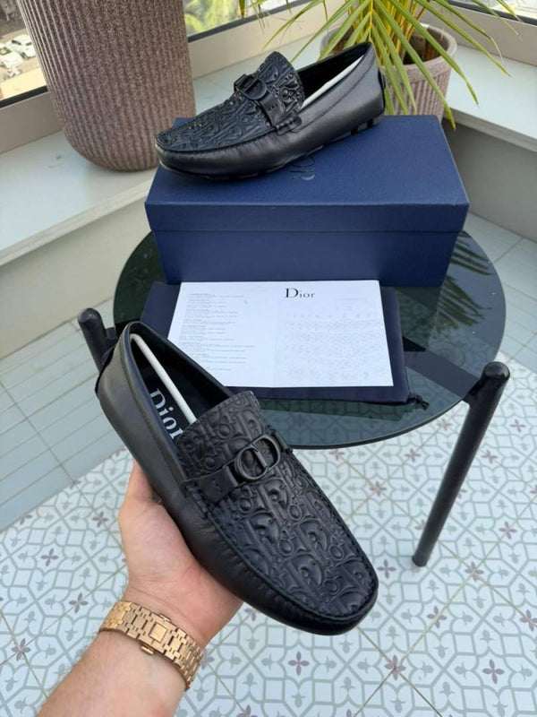 Dio.r Odeon Premium Loafers Surplus Calf Leather Quality With All Accessories HX017