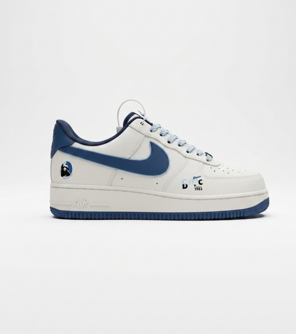 NIK.E AIRFORCE 1 X BAPE STA WHITE BLUE
