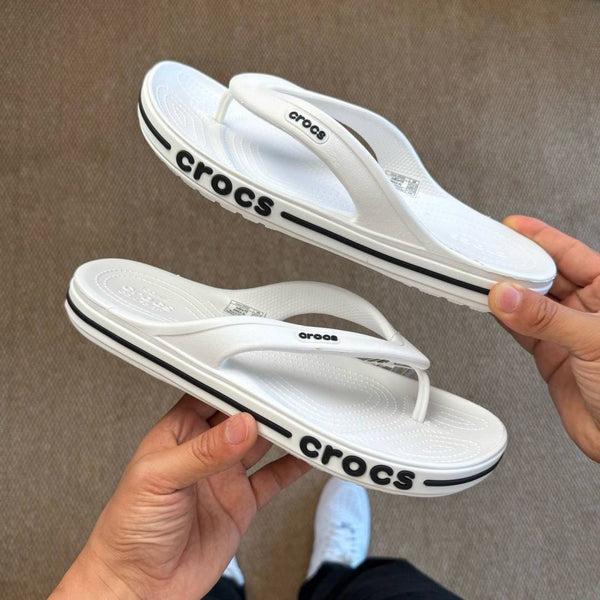 Croc Bayaband Slip White With Og Box And Carry Bag