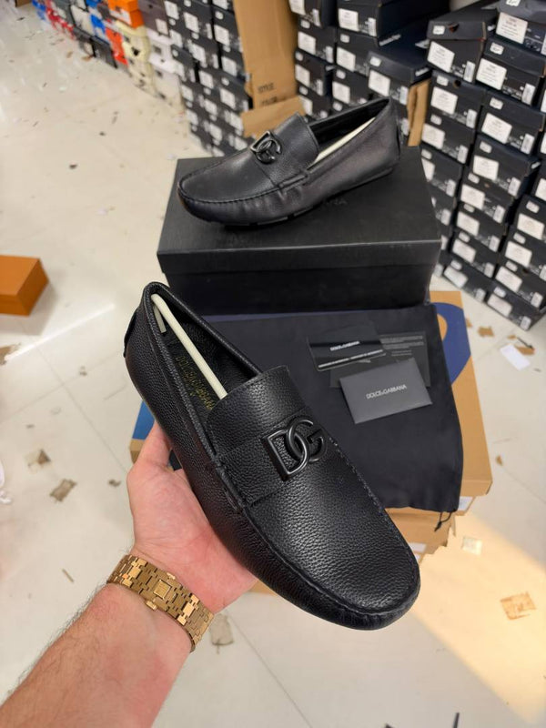 Dolche Gabana Premium Loafers Surplus Leather Quality With All Accessories HX008