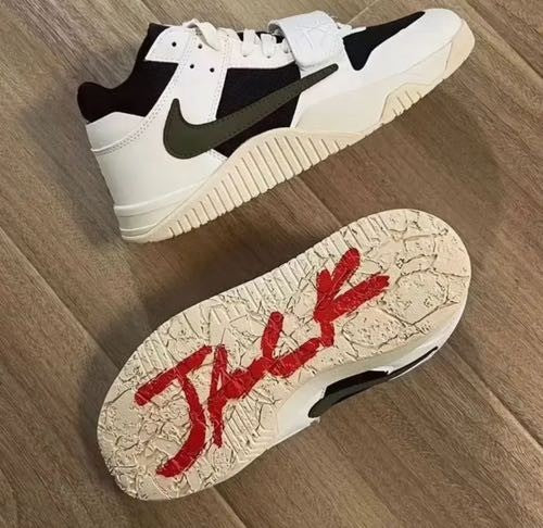 Nikee Travis Scott X Jumpman Jordan Cut the Check Semi UA Quality With Carry Bag