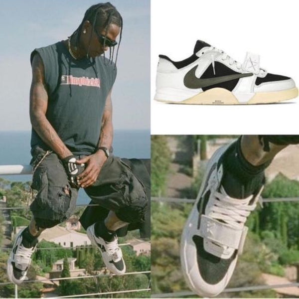 Nikee Travis Scott X Jumpman Jordan Cut the Check Semi UA Quality With Carry Bag