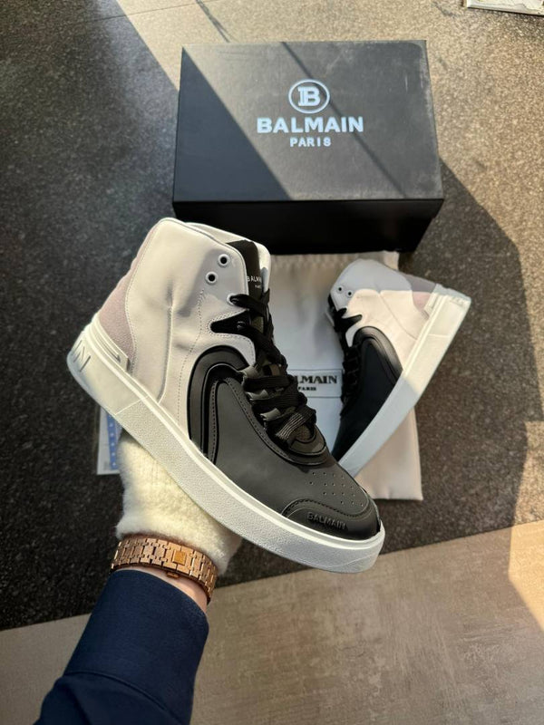 Balmai.n B Skate High Top Sneaker White Black