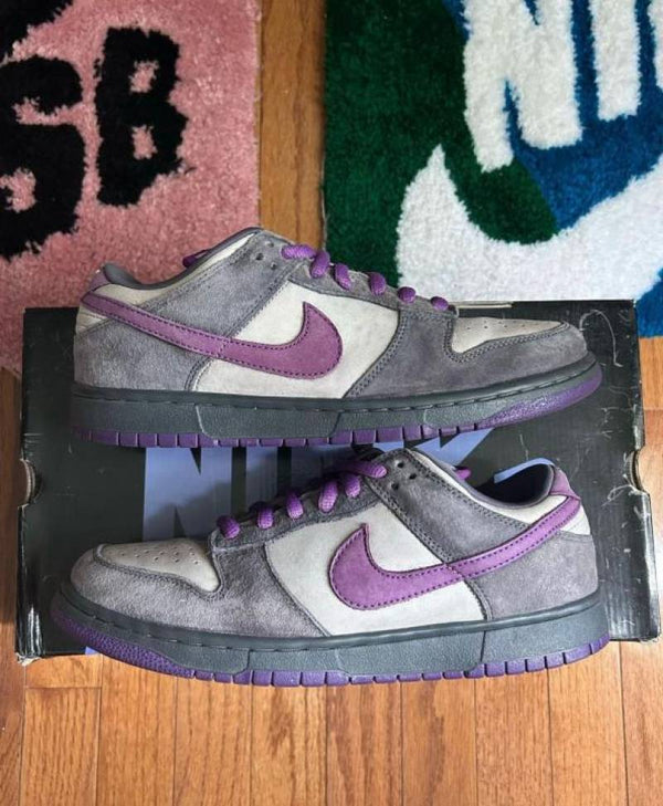 Nik ee SB Dunk Low Purple Pigeon