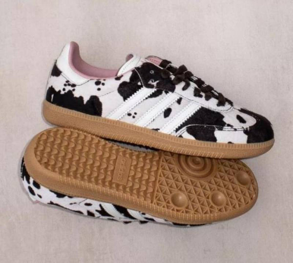 Addidas samba cow print