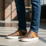 Timberland Brown Tan Leather Sneaker 0011