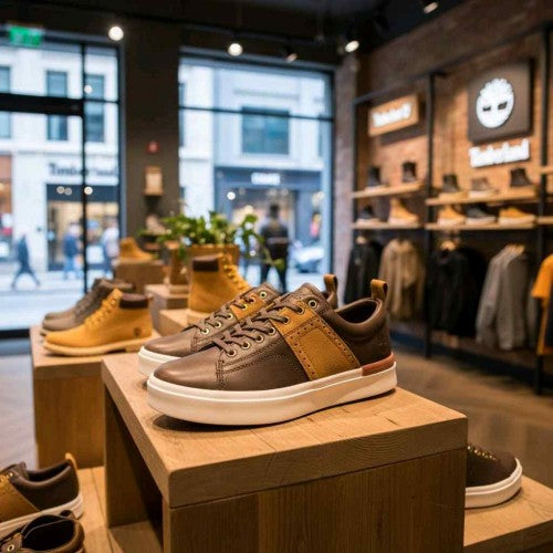 Timberland Brown Tan Leather Sneaker 0011