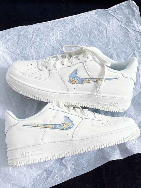 NIK.E AIRFORCE 1 LOW SAIL CELESTINE BLUE YELLOW