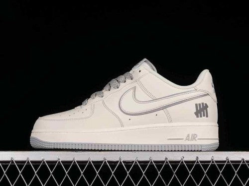 Undefeated x Nikee Air Force 1 07 Low Cream Light Grey