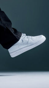 Nik.e Air Force 1 Leather UA Quality With EXtra Bottle Lace  Keychain Dust Bag & Og Box