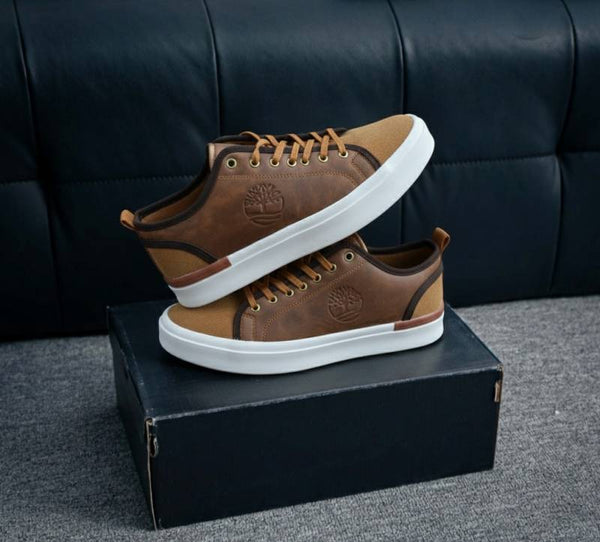 TIMBERLAND TAN WHITE CASUAL SNEAKER 0022