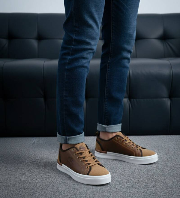 TIMBERLAND TAN WHITE CASUAL SNEAKER 0022