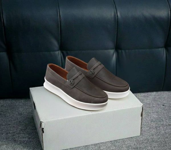 TIMBERLAND SLIP ON BROWN WHITE 0044