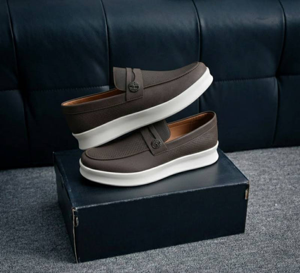 TIMBERLAND SLIP ON BROWN WHITE 0044