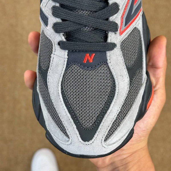 NE.W BALANCE 9060 GREY BLACK RED JD SPORTS EXCLUSIVE