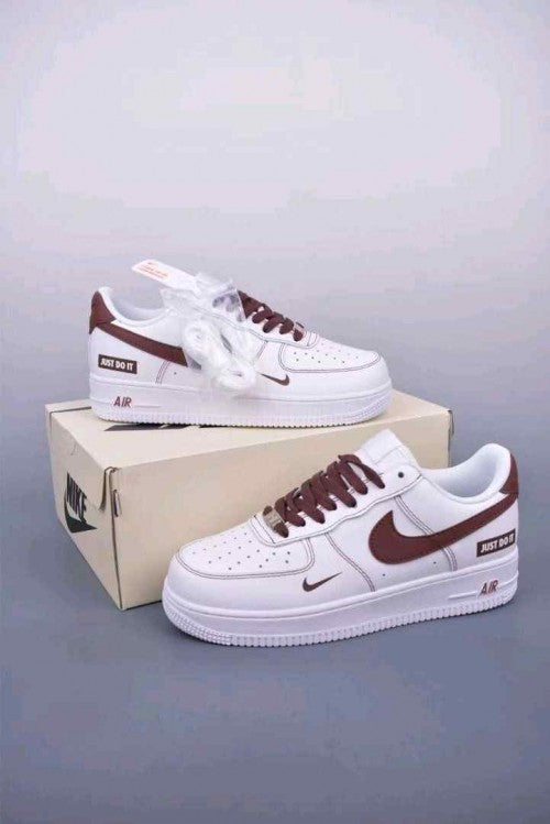 NIKKE AIR FORCE 1 07 JUST DO IT MAROON