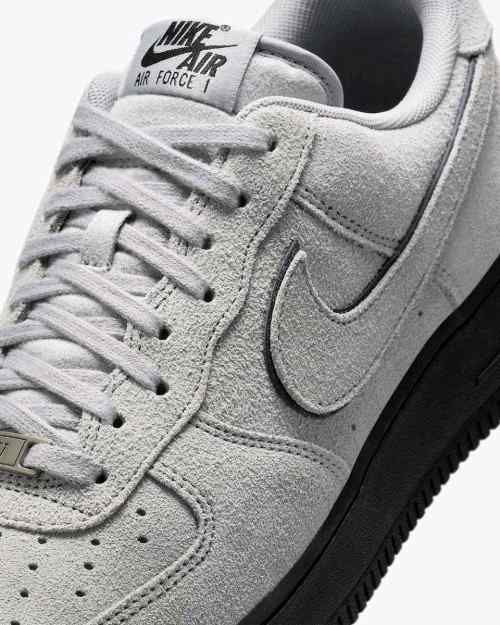NIK EE AIR FORCE SUEDE BLACK GREY FOR MEN