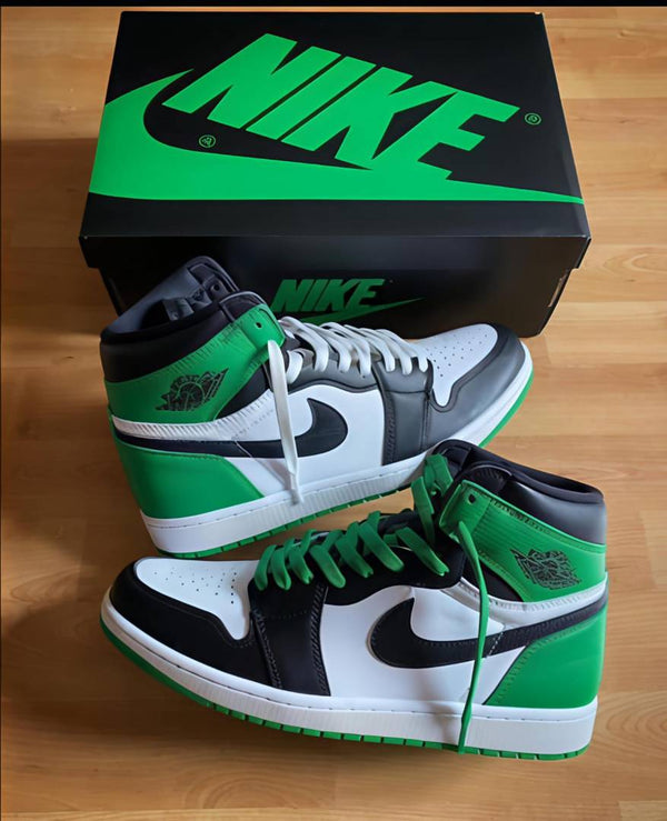 NIK.E AIR JORDAN 1 RETRO HIGH LUCKY GREEN SEMI UA