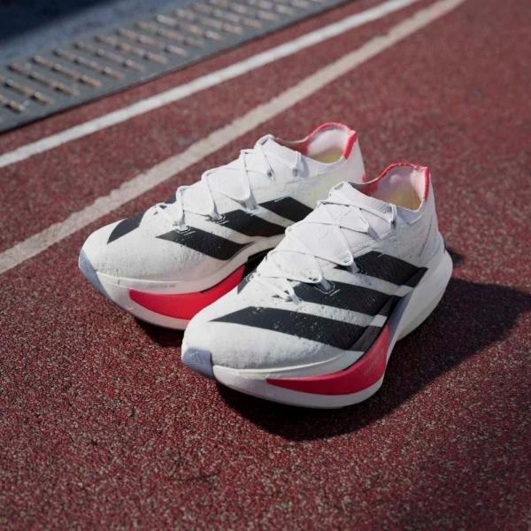 Adida.s Adizero Prime X3 Strung White Red running shoe