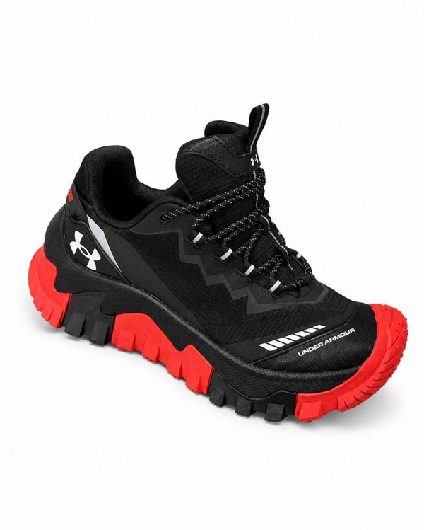 Under Armou.r Athletic Hiking Black Red