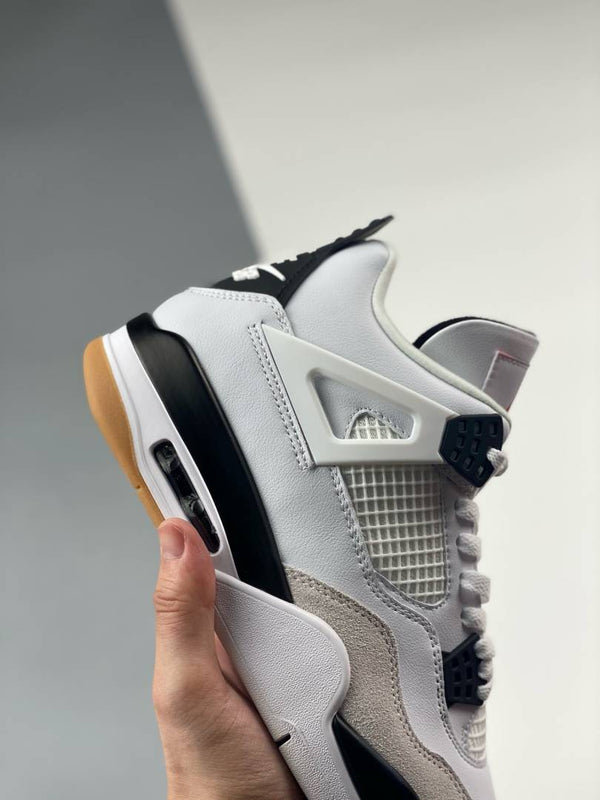 Nik.e Air Jordan 4 SB White Black Semi UA