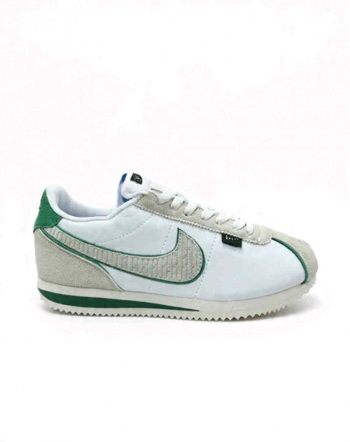 NIK EE Cortez White Green Suede