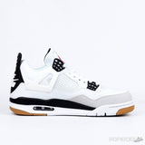 Nikke Air Jordan 4 SB White Black Semi UA