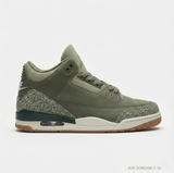 NIK.E AIR JORDAN RETRO 3 MEDIUM OLIVE