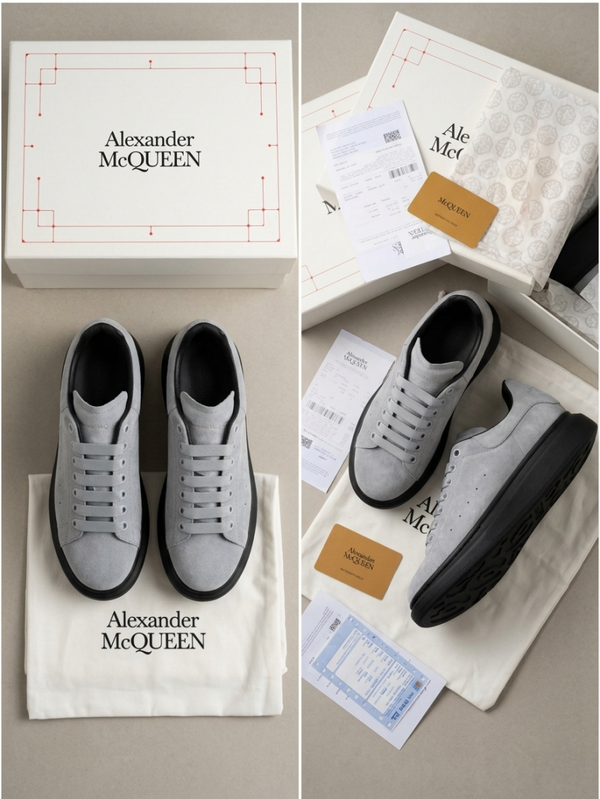 Alexander McQuueen All Suede Grey