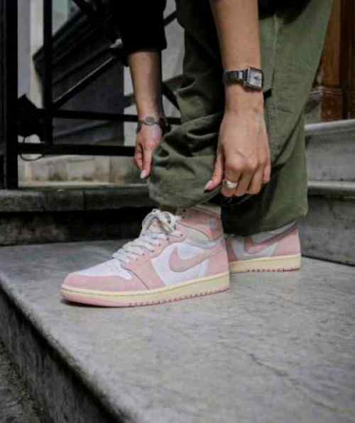 Nik EE air jordan 1 high washed pink semi ua