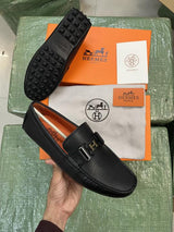 Herme.s Small Buckle Premium Loafers Surplus Calf Leather Quality With All Accessories Hx006