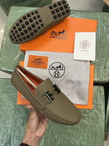 Herme.s Small Buckle Premium Loafers Surplus Calf Leather Quality With All Accessories Hx007
