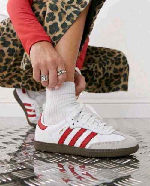 Addida s Samba OG White Red men
