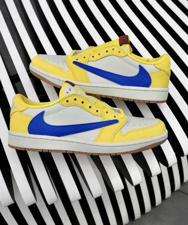 NIK.E AIR JORDAN 1 LOW TRAVIS SCOTT CANARY