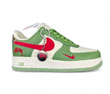 Nik ee Air Force 1 Low 07 x Stussy green