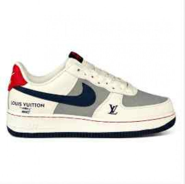 Nikee Air Force 1 Low x Louiss  Vuittonn White Navy