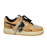 Nikee Air force 1 North face Beige Black