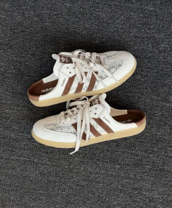 Adida.s Samba Mule Off-Whit.e Brown