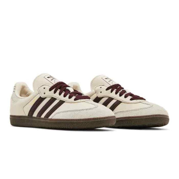 Addidas Samba OG Wonder White Maroon
