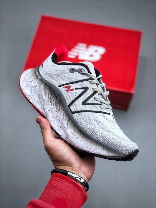 New Balanc.e NB Fresh Foam X More v4 Marathon Cushioned Running Shoes Grey