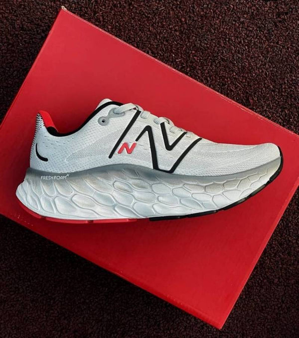 New Balanc.e NB Fresh Foam X More v4 Marathon Cushioned Running Shoes Grey