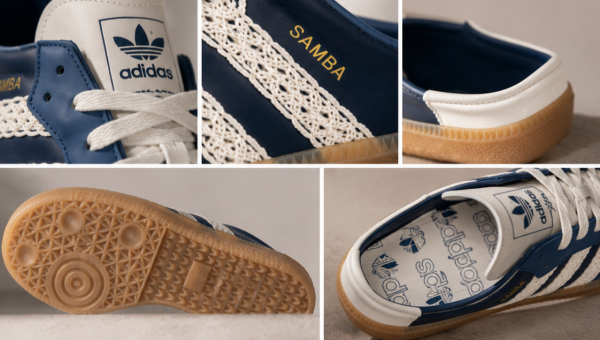 ADIDA.S SAMBA MULE NAVY GUM