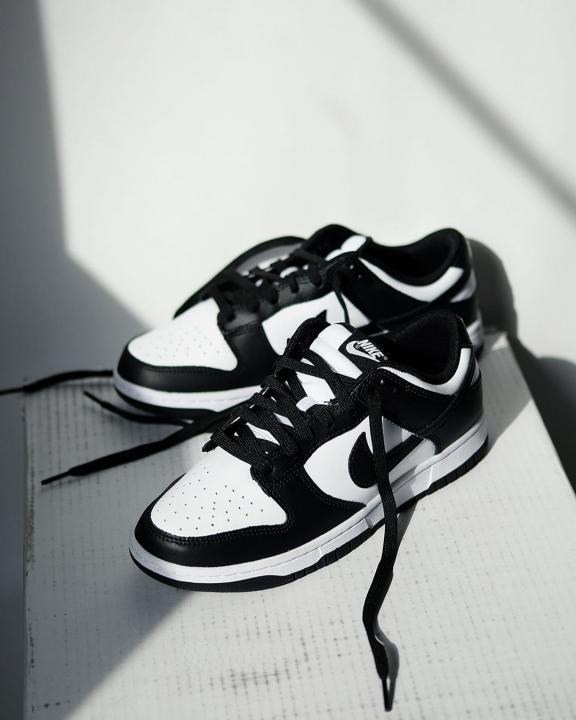 Nik.e sb dunk panda woman s leather quality