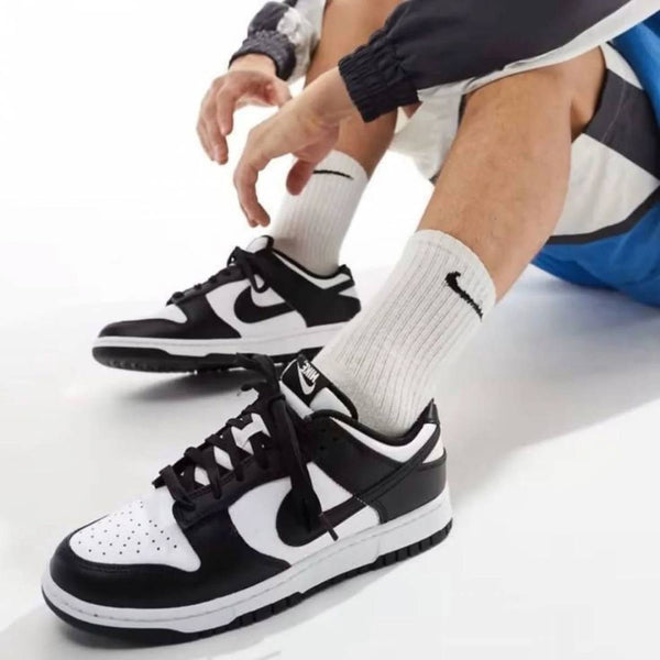 Nik.e sb dunk panda woman s leather quality
