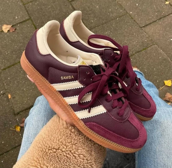 ADIDA.S SAMBA MAROON MENS FIX
