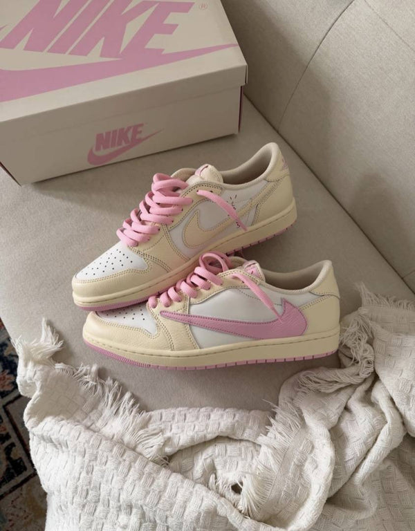 Nikke Travis Scott X Air Jordan 1 Retro Low OG Shy Pink