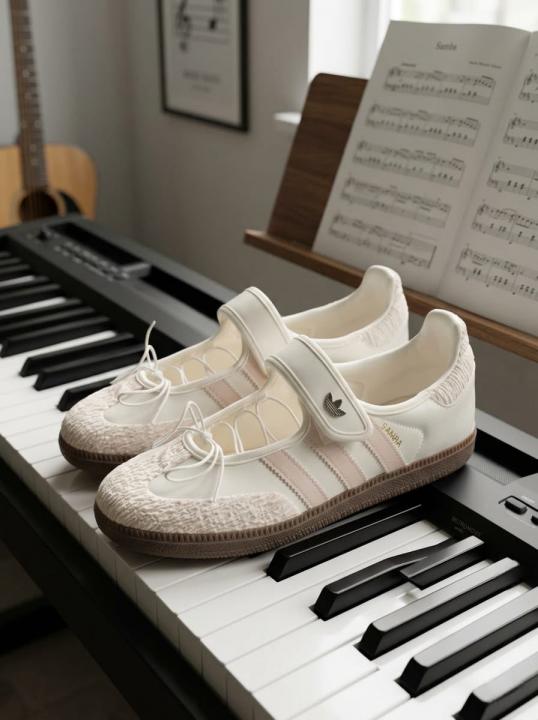ADIDAAS SAMBA JANE CLOUD WHITE PINK